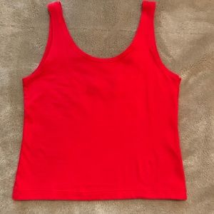 Red tank top